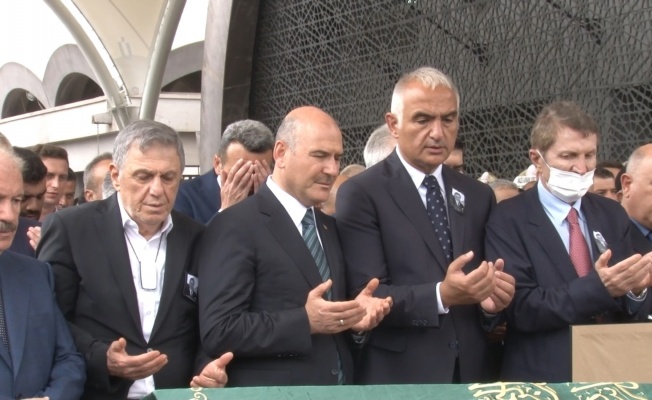 Bakanlar Süleyman Soylu ve Mehmet Nuri Ersoy, Nurettin Özaltın’ın cenazesine katıldı