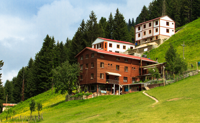 İsviçre Alpleri değil Karadeniz bungalovları