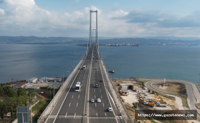 Osmangazi Köprüsü’nden 55.5 milyon araç geçti