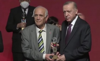Lületaşının yaşayan çınarı, Erdoğan’dan ödül aldı