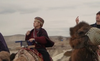 Kapadokya develerine şarkı yaptılar