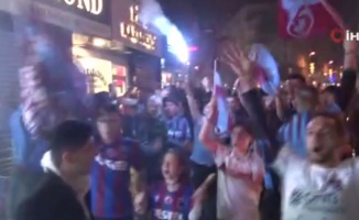 Trabzonspor, şampiyonluğu doyasıya kutladı